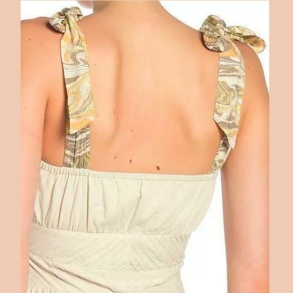 **1 Left SZ 2**Free People Santorini Ivory Ecru Maxi Dress - Picture 12 of 16